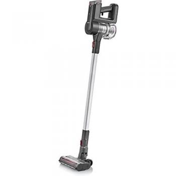 Aspiradora de Mano 2 en 1 Severin HV 7164, 25.9V, Gris/Rojo/Transparente, Sin Bolsa