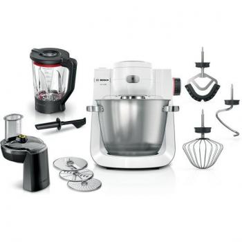 Robot de cocina BOSCH Serie 6 1600 W Blanco, Acero Inoxidable MUMS6EW22