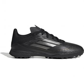 Botas de fútbol para niños adidas F50 League TF características: diseño ligero, suela de goma para superficies artificiales, tecnología de control del balón, ajuste cómodo, material sintético duradero