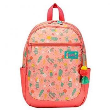 Mochila Escolar Estampado Cactus Pink - Emelinda