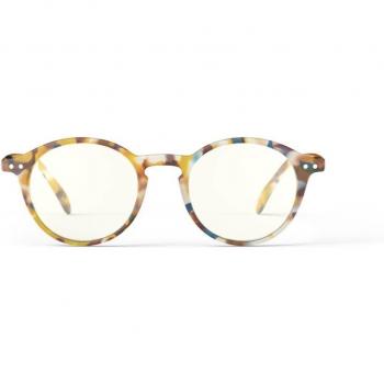 Gafas de luz azul Izipizi #D forma pantos carey azul, modelo SCRDC18, color azules carey soft, diseñadas para hombre