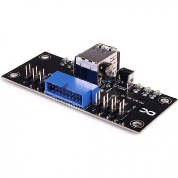 Alphacool ES Front I/O Panel with USB 3.0 and Cable Set for Server Cases