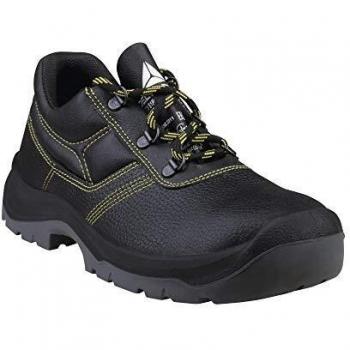 Zapatos de seguridad Deltaplus piel crupon pigmentada suela pu bi densidad color negro talla 44