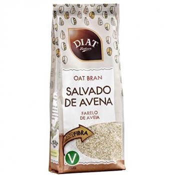 Salvado de Avena Natural 250g - Alto Contenido en Fibra y Betaglucanos - Sin Azúcares Añadidos - Alimento Vegetariano