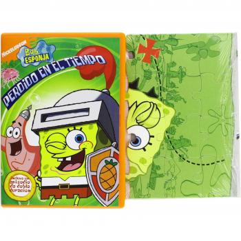 Bob esponja perdido en el tiempo puzzle dvd