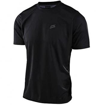 Camiseta de Manga Corta Troy Lee Designs Flowline para Bicicletas - Color Negro, Talla XL, Hombre