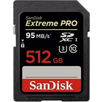 SanDisk SDISK Extreme PRO SDXC 512 GB 95 MB/S