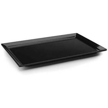 Lacor - 63546 - Bandeja Rectangular De Melamina Classic 70x30x2cm- Negro
