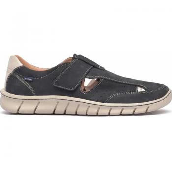 Baerchi 9002 Sandalia Hombre Piel Vacuno Suela Caucho - Transpirable Azul