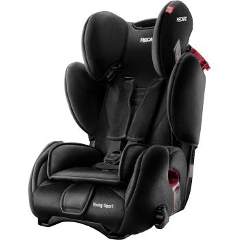Recaro 62022120766 - Silla de coche Microfibra Black, Grupos ECE 1/2/3