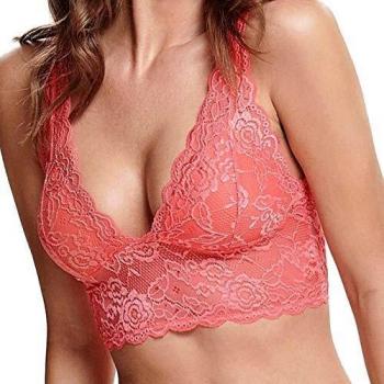 ONLY ONLCHLOE COL LACE Bra Acc, Sugar Coral coral L