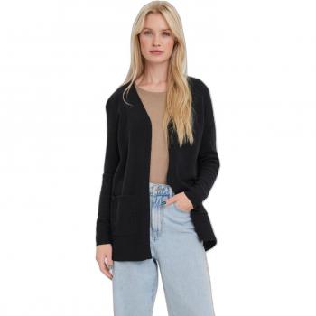 Cárdigan regular de mujer Vero Moda Lillie con bolsillos en color negro