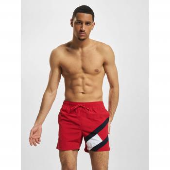 Tommy Hilfiger - Bañador bermuda de hombre color block y bandera diagonal