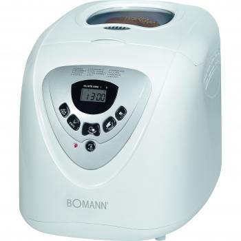 Bomann BBA 566 CB Panificadora programable, 12 programas cocción, 39 Posibilidades, 600 W, 2 litros, Blanco