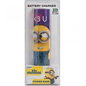 Tribe Minions Despicable Me - Cargador externo portátil móvil universal con salida USB
