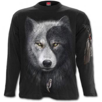 Spiral - Wolf Chi - Camiseta de Manga Larga - Negro - XL