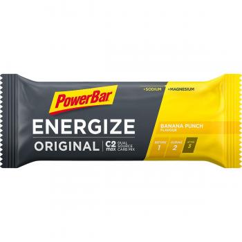 Barritas Energéticas PowerBar Energize Original Sabor Banana 55 g (15 Unidades)