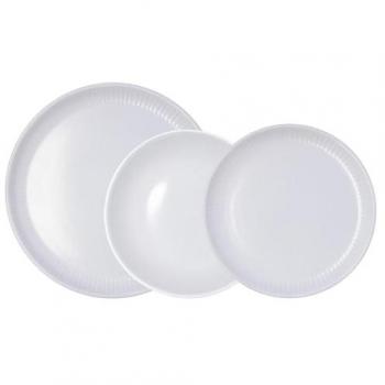 Vajilla Cerámica Moana Bidasoa 12 Piezas para 4 Personas Gris