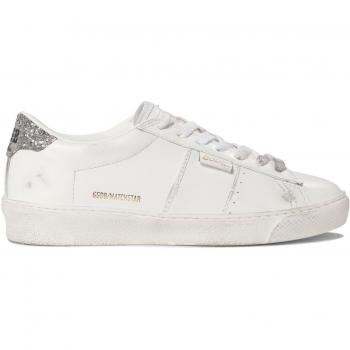 Golden Goose Women's Match Star Sneakers in White, Size 40, GWF00796F00637810449