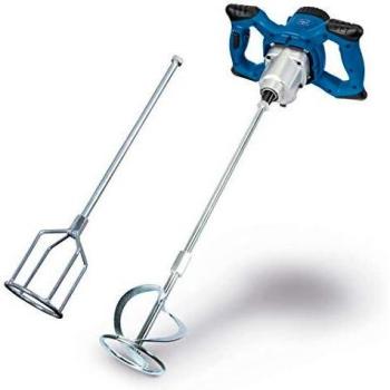 Scheppach PM1400 Mezcladora de Pintura y Mortero 1400W M14 2-Velocidades con Varillas para Mortero y Pintura