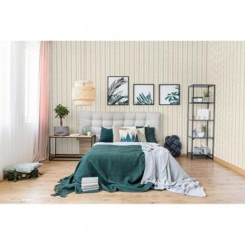 Sahara Nights Textured Stripes Wallpaper - Gold