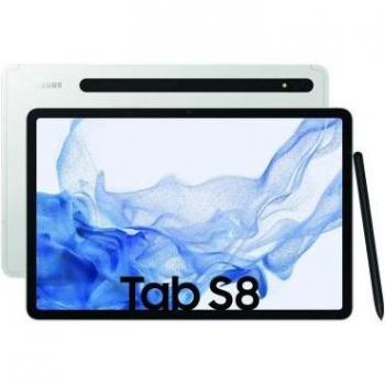 Samsung Galaxy Tab S8 - 128 GB - Wi-Fi - Plata - Reacondicionada como nueva - 30 meses de garantía - Envío gratuito