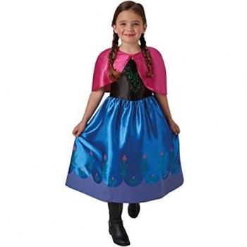 Frozen - Disfraz de Anna classic para niña, infantil talla 5-6 años