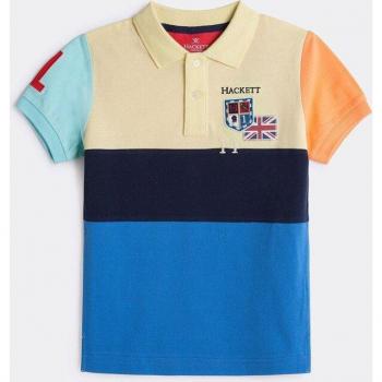Hackett - Polo manga corta de niño panel multicolor