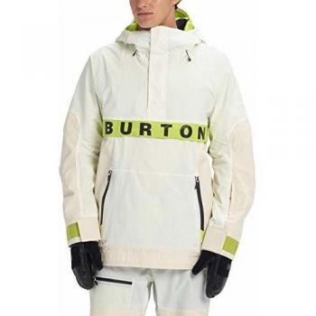 Burton Frostner - Chaqueta de Snowboard para Hombre, Hombre, Color Gris/Naranja, tamaño Extra-Large