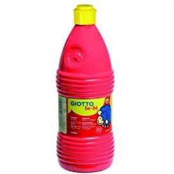 Giotto be-bè Témpera, color rojo, botella 1000 ml