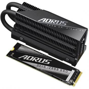 Disco Duro Interno SSD Gigabyte AORUS Gen5 12000 1TB PCIe 5.0 x4 NVMe