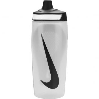 Botella de Fitness Nike Refuel Grip 18 oz Blanco