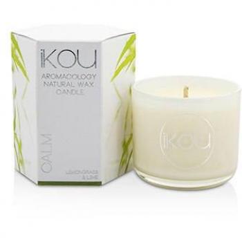 iKOU Eco-Luxury Aromacology Natural Wax Candle Glass - Calm