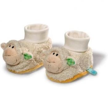 Nici 36950 my first - Patucos con sonajero, diseño de oveja