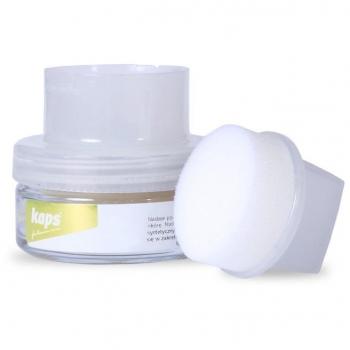 Kaps Crema para Zapatos con Aplicador de Esponja, Cuidado Intensivo y Nutritivo del Cuero, Delicate, 70 Colores