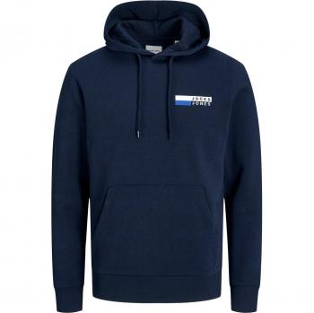 Jack & Jones Men's Navy Blazer Jjecorp Logo Sweat Hoodie