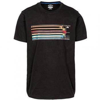 Trespass Cycle Camiseta de Manga Corta, Hombre, blk, l