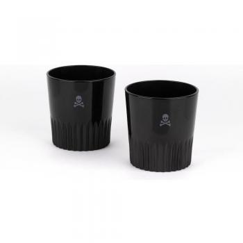 Set de 2 vasos negros para whiskey Scalpers Home