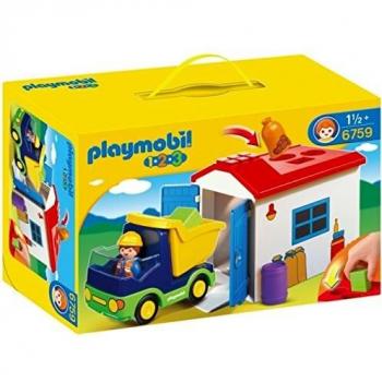 Playmobil - 1.2.3 Camión con garaje