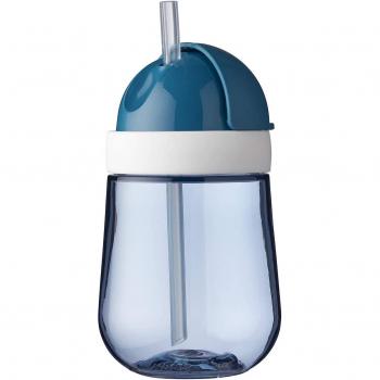 Vaso Con Pajita Mepal Mio 300 ml Azul Profundo, 100% Hermético y a Prueba de Fugas