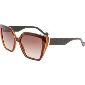 Liu Jo LJ757S Square Havana Tortoiseshell Sunglasses for Women