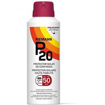 P20 ® | Crema Solar 50 | Protector Solar 50 en Formato Continuous Spray para una Cobertura Continua y Uniforme | Formato Spray Solar 50 | 100 Ml