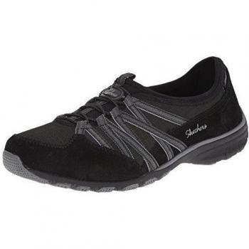 Skechers Conversations Holding Aces - zapatilla deportiva de lona mujer, color negro, talla 37