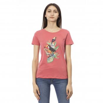 Trussardi Action Pink Cotton Tops & T-Shirt - S