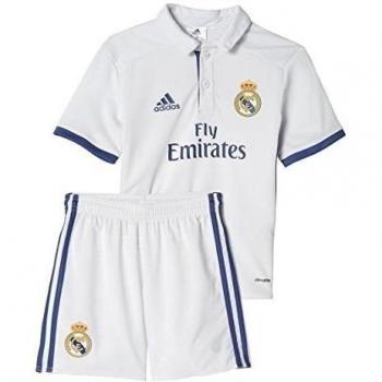 adidas Real Madrid Cf 2015/16 H Mini - Mini conjunto jugador para niños de 1-2 años, color blanco / morado