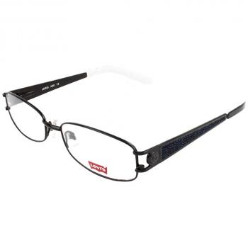 Levi's LS2533 001 Armazones para Mujer Negros con lentes recetados de 51 mm