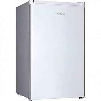 Corberó E-CF1PH859W Frigorífico 1 Puerta, Dimen 84 x 50 x 56, Capacidad 102L y Congelador 14L, Tirador Integrado, Puertas Reversibles, 40 dBA, Eficiencia Energética F