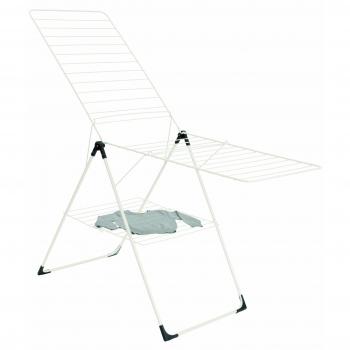 Brabantia 476068 T-Model Foldable Indoor Clothes Airer, 20 m - White