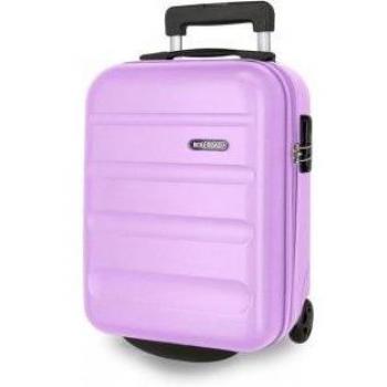Maleta de cabina Roll Road Flex rígida 40cm malva
