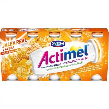 Actimel Jalea Real y Avena Yogur - Paquete de 5 x 100 gr - Total: 500 gr